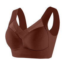Soutien-gorge de sport rembourré pour femme, soutien-gorge de yoga sans coutures, confortable et sans armatures, doux pour dormir, avec extension de