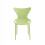 (4x Green Stacking Chairs) Modern Style Retro Dining Garden Stackable Chairs 5