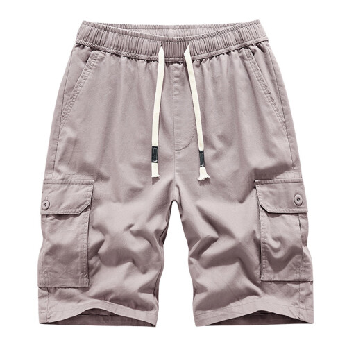Σορτς Cargo για Άνδρες Casual Pure Color Outdoors Pocket Beach Workshop Σορτς Cargo για Άνδρες S-4XL