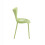 (4x Green Stacking Chairs) Modern Style Retro Dining Garden Stackable Chairs 6