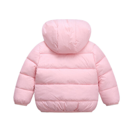 Fleece-hettejakke med dun til småbarnsjente, vinter, 2T 1