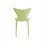 (4x Green Stacking Chairs) Modern Style Retro Dining Garden Stackable Chairs 7