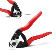 Tăietor de cabluri din oțel inoxidabil de 8", rezistent - taie până la 3/16", compatibil cu garduri, cabluri de aeronave, cabluri de frână de