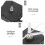 Wall Clock Movement Kit with Core and 3 Pointers White 2 pcs 2