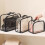 Set di trousse trasparenti in PVC con cerniera per il viaggio e 5
