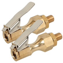 2pcs Tire Chuck Air Quick Connect Inflate Locking Car Tire Clip