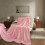 Fleece Blanket Pink 150 x 200 cm 6
