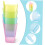 Sippy Cup 4 τεμάχια κύπελλα Sip για νήπια με ενσωματωμένο καλαμάκι, παιδικά ποτήρια 5