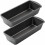 Extra Large Bread Pan, 13" x 5" Long Loaf Pan, Nonstick Baking Pan, Rectangular Loaf Tin, Set of 2 1