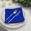 5Pieces17" Polyester Fabric Napkins Royal Blue 7