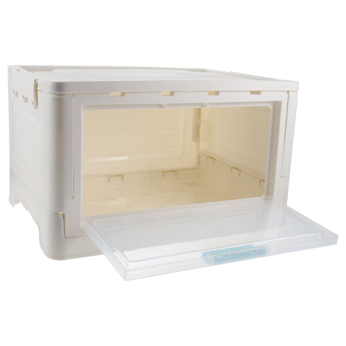 Stackable Organizer Rectangular White Adults Dormitory Use 1Pack 15X10.8X9.3In