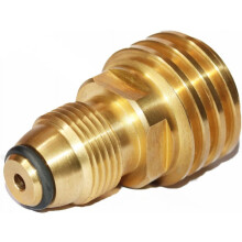 Propane Tank Adapter Converts POL LP Tank Service Valve to QCC1/Type1 Hose or Regualtor - Old to New.