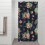 Κουρτίνα ντους με floral εκτύπωση 36x72 ίντσες με 12 γάντζους 2