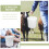 5Pcs Portable Plastic Bucket White Thickened Water Container with Lid 3