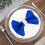 5Pieces17" Polyester Fabric Napkins Royal Blue 5