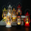Lanterna a LED luce calda impermeabile portatile oro antico 7