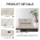 Stackable Organizer Rectangular White Adults Dormitory Use 1Pack 15X10.8X9.3In 3