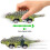 POINTERTECK Dinosaur Pull Back-biler, 6-pakning Dinosaurleker for barn 3+ – Kompatibel med T-Rex-lekesett 3