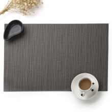 Placemats met bamboenerf, antislip en warmte-isolerend, 4 stuks