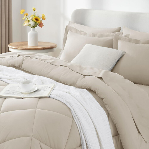 Navy Blue Comforter Set Full Size 7-Piece 2