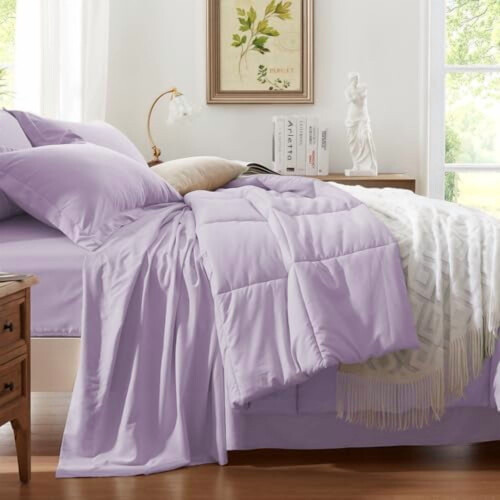 Set de cuvertură Queen Lavender, 7 piese 1