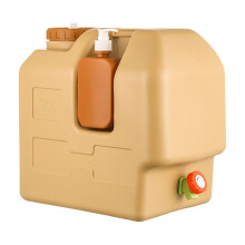 Hand Washing Station – 20L Portable Water Jug with Spigot for Outdoor/Emergency Use, Brown, 1PC