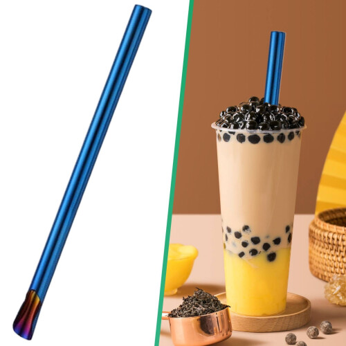 Επαναχρησιμοποιούμενα καλαμάκια Bubble Tea & καλαμάκια Smoothie, καλαμάκι από ανοξείδωτο 1