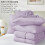 Twin Comforter Set Lavender 5-Piece 6