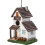 Vogelhuisje van hars met gieterontwerp, 18 cm 1