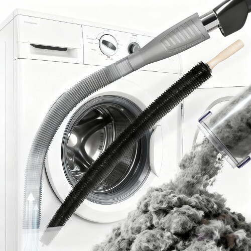Dryer Vent Cleaner Kit – 8ft Hose & Extendable Brush