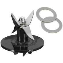 Raccordo di ricambio in acciaio inox per frullatore, compatibile con i modelli Cuisinart, include guarnizione di tenuta.