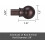 Conjunto de 2 varões de cortina marrons para janelas de 48 a 84-93 polegadas, varão de cortina de metal resistente com emenda de 5/8 de polegada e 5