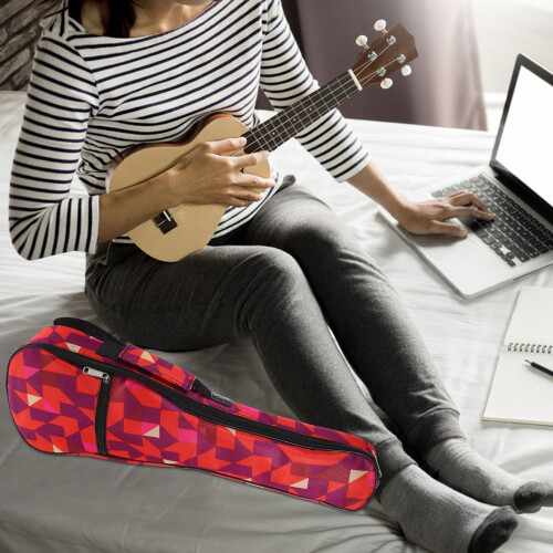 Ukulele Gig Bag Red Oxford Cloth1Set Simple Protection 2