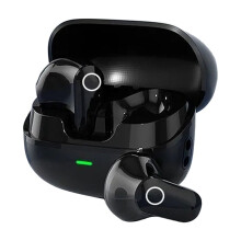 Mini trådløse Bluetooth-øretelefoner med støjreduktion, semi-in-ear, 80 timers samlet spilletid, Bluetooth 5.4, hurtig forbindelse til sport og