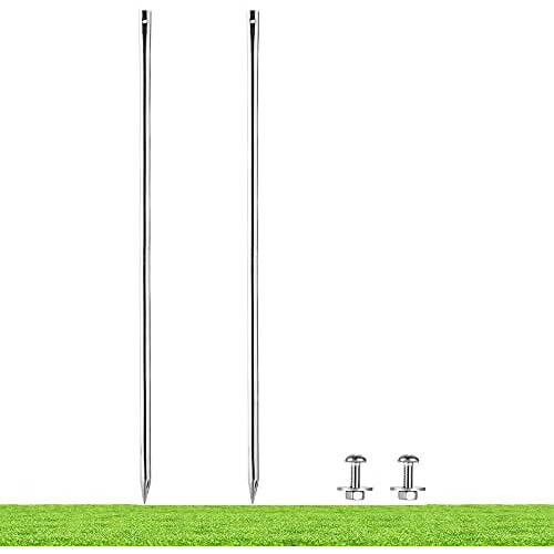 Μεταλλικοί πάσσαλοι Kichwit 27,6"/2,3ft για πινακίδες αυλής, πάχους 5/8 ιντσών, από