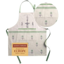 Cotton apron for women and men with pocket, kitchen cooking