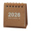 Vintage Mini Skrivbordskalender2025–2026 2