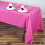 Nappe rectangulaire en polyester BalsaCircle fuchsia60x 2