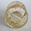Castiçal de parede OUNONA com sino de pássaros, lanternas decorativas e castiçal dourado. 3
