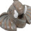 OUNONA decoratieve fonteinuitloop grijs hars 1 stuk 3