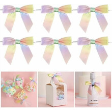 Pastellfarbene Schleifenbänder für Ostern, Geschenktüten, Bastelarbeiten, Cake Pops, Hochzeiten, Babypartys und Geschenkverpackungen – 50