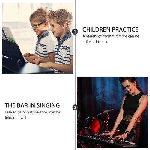 Piano dobrável de 49 teclas, portátil, flexível, eletrônico e digital. 1