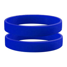 20 pezzi Braccialetti sportivi in silicone per uomo e donna, colore blu scuro, ideali come regalo