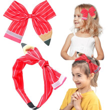 Pinzas para el cabello y diademas para niñas – Lazos para lápices, maestra