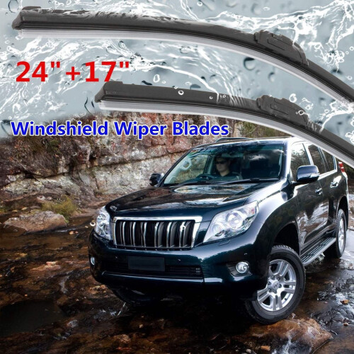 24inch+17inch Universal Car Front Windshield Wiper Blade Rubber Windscreen Wiper Blade 1