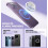 Supporto per cellulare compatibile con Magsafe, supporto magnetico trasparente pieghevole per smartphone, tablet ed e-reader. 6