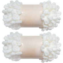 Polyester chenille pluizig garen 200 g 2 stuks