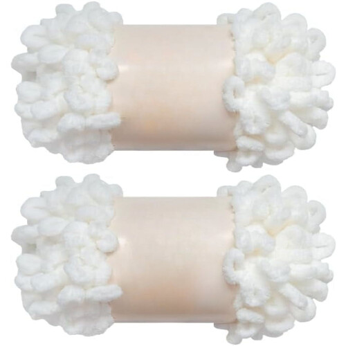 Polyester Chenille Puffy Garn 200g 2 stk