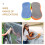 Spúinse Glantacháin Gluaisteán Glantóir Gluaisteán Durable2Pcs 3
