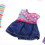 Conjunto de 7 roupas e sapatos para bonecas de 15 cm (6 polegadas) - Acessórios para vestir 8
